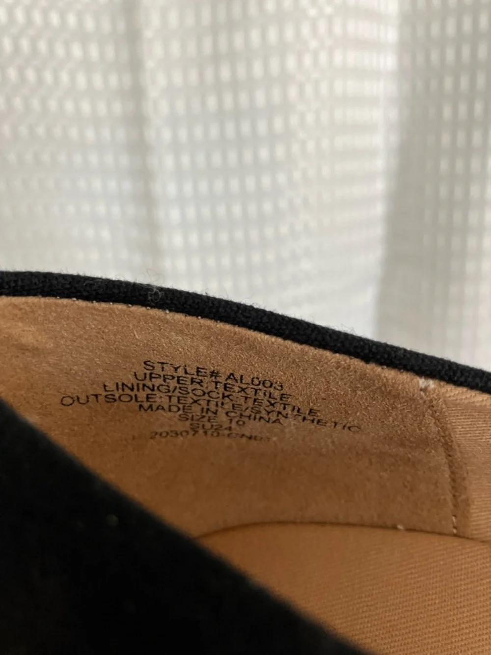 J.Crew Factory Espadrille Wedge Heels Black Canvas AL003 Size 10